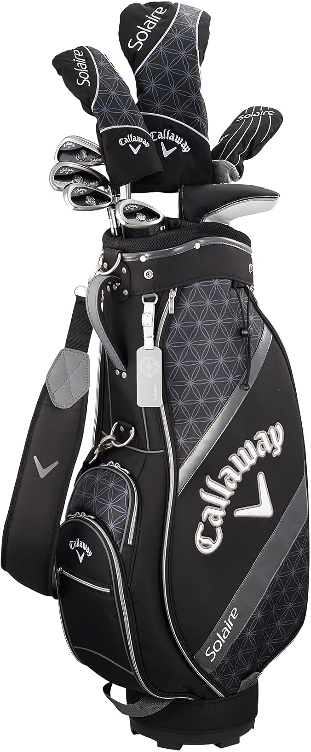 キャロウェイ (Callaway) クラブセット レディース SOLAIRE (8本セット, キャディバック, ヘッドカバー 付き)