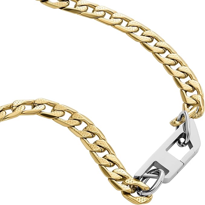 Diesel（ディーゼル）ステンレス製チェーンネックレス メンズ