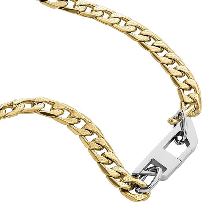 Diesel（ディーゼル）ステンレス製チェーンネックレス メンズ