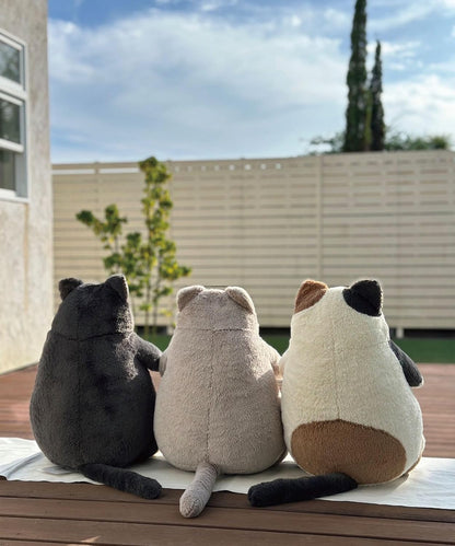りぶはあと はちわれのかつお 抱き枕 ぬいぐるみ Mサイズ 全長約26cm