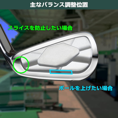 Tabata（タバタ）ゴルフ用 鉛プレート クラブヘッドのバランス調節・ウェイト調整・ゴルフメンテナンス用品
