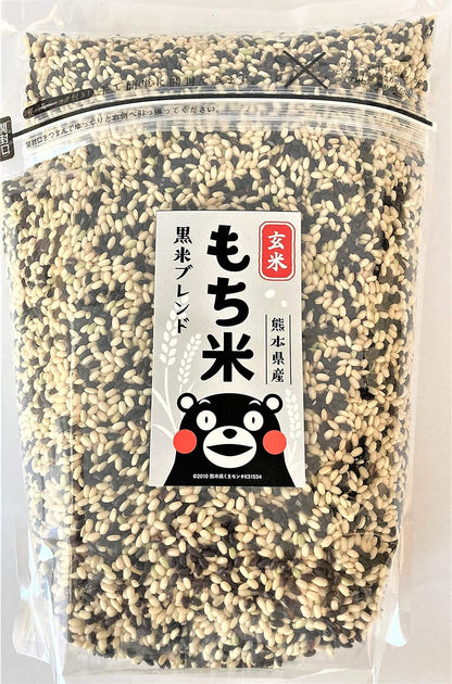 【熊本県産】 もち米 玄米 赤米 ブレンド 1.8kg 餅米 モチモチ食感・残留農薬ゼロ・放射能ゼロ・重金属基準クリア・真空用パックチャック付き