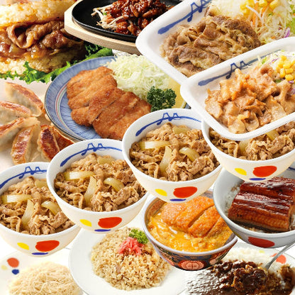 【松屋人気商品詰め合わせシリーズ】18種類21食入り！！2026年 松屋スペシャル福袋 ！！！※プレミアム牛めしの具3食、乳酸菌入り牛めしの具1食、糖質50％OFF牛めしの具1食、豪州産牛めしの具1食、国産牛めしの具1食、豚めしの具1食、オリジナルカレー2食、牛めしバーガー1食、チーズ牛めしピラフ1食、牛カルビ焼肉1食、旨塩ダレ牛焼肉1食、豚生姜焼き1食、牛ホルモン焼き1食、ロースかつ1食、ヒレカツ丼の具1食、焼きビーフン1食、松軒焼き餃子1袋（5個入り）、うなぎ1食