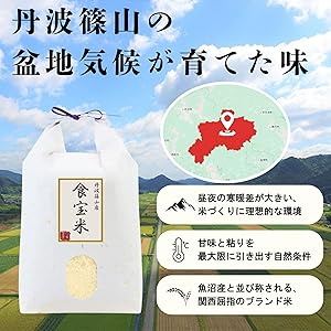 令和7年産 丹波篠山 食宝 米 [ 食味ランキング 6年連続特A評価の希少な お米 ] 兵庫県産 こめ コシヒカリ 贈答用 ギフト 皆が知らない日本の食宝